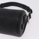 GUCCI Blondy Shoulder Bag Leather Black Silver 700170 Auth 210996V-11
