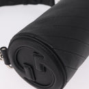 GUCCI Blondy Shoulder Bag Leather Black Silver 700170 Auth 210996V-12