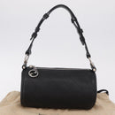 GUCCI Blondy Shoulder Bag Leather Black Silver 700170 Auth 210996V-20