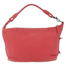 Bottega Veneta Shoulder Bag Leather Red 114088 Auth 210999-3