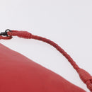 Bottega Veneta Shoulder Bag Leather Red 114088 Auth 210999-8