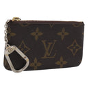 LOUIS VUITTON Monogram Pochette Cles Coin Purse M62650 LV Auth 211005-1