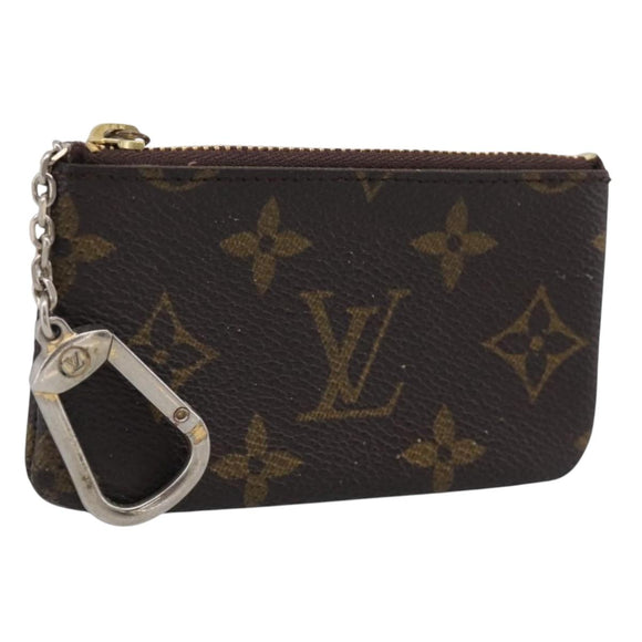 LOUIS VUITTON Monogram Pochette Cles Coin Purse M62650 LV Auth 211005