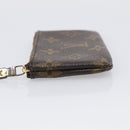 LOUIS VUITTON Monogram Pochette Cles Coin Purse M62650 LV Auth 211005-4