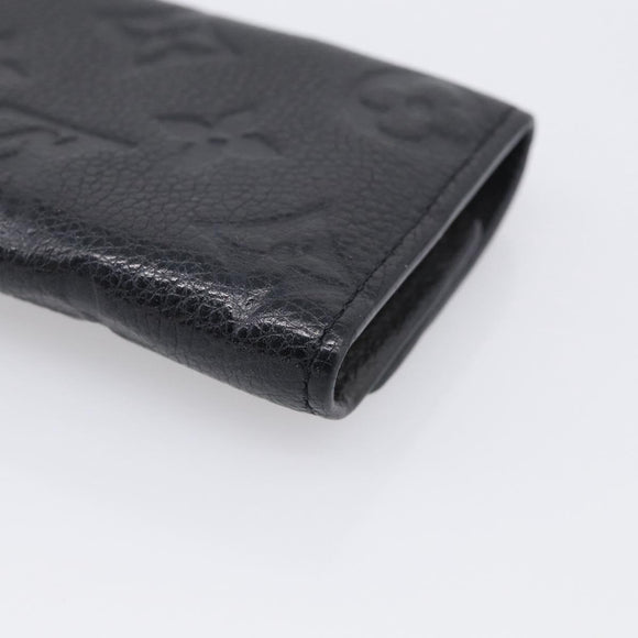 LOUIS VUITTON Monogram Empreinte Multicles6 Key Case Black M64421 Auth 211006V