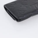 LOUIS VUITTON Monogram Empreinte Multicles6 Key Case Black M64421 Auth 211006V-11