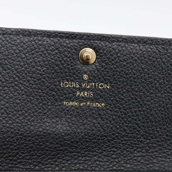 LOUIS VUITTON Monogram Empreinte Multicles6 Key Case Black M64421 Auth 211006V