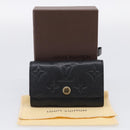 LOUIS VUITTON Monogram Empreinte Multicles6 Key Case Black M64421 Auth 211006V-19
