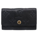 LOUIS VUITTON Monogram Empreinte Multicles6 Key Case Black M64421 Auth 211006V-2