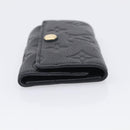 LOUIS VUITTON Monogram Empreinte Multicles6 Key Case Black M64421 Auth 211006V-5