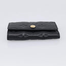 LOUIS VUITTON Monogram Empreinte Multicles6 Key Case Black M64421 Auth 211006V-7