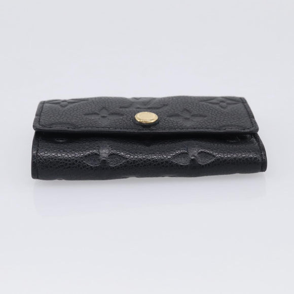 LOUIS VUITTON Monogram Empreinte Multicles6 Key Case Black M64421 Auth 211006V