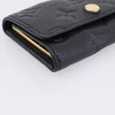 LOUIS VUITTON Monogram Empreinte Multicles6 Key Case Black M64421 Auth 211006V-9