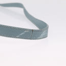 Saint Laurent Muse To Hand Bag Leather 2way Light Blue Gold 283731 Auth 211010V-11