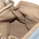 Saint Laurent Muse To Hand Bag Leather 2way Light Blue Gold 283731 Auth 211010V-24