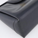 GUCCI Hand Bag Leather Black Gold Tone Auth 211014-11