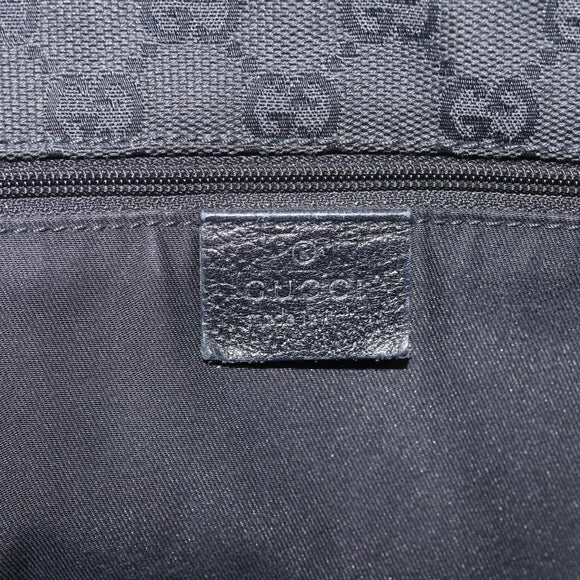 GUCCI Abbey Tote Bag Leather Black Gold 130736 Auth 211019V