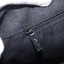 GUCCI Abbey Tote Bag Leather Black Gold 130736 Auth 211019V-18