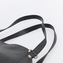 GUCCI Abbey Tote Bag Leather Black Gold 130736 Auth 211019V-8