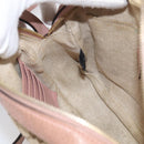 GUCCI GG Canvas Shoulder Bag Beige Gold 449413 Auth 211020V-18