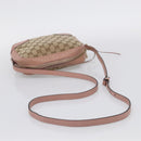 GUCCI GG Canvas Shoulder Bag Beige Gold 449413 Auth 211020V-7