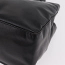 PRADA Chain Shoulder Tote Bag Leather Black Auth 211021A-13