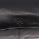 PRADA Chain Shoulder Tote Bag Leather Black Auth 211021A-14