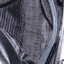 PRADA Chain Shoulder Tote Bag Leather Black Auth 211021A-19