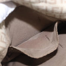 FENDI Zucchino Canvas Shoulder Bag Beige Silver 8BT075 Auth 211031-27