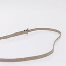 FENDI Zucchino Canvas Shoulder Bag Beige Silver 8BT075 Auth 211031-9