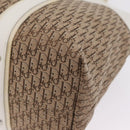 Christian Dior Trotter Canvas Tote Bag Beige Silver Auth 211034V-15