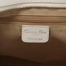Christian Dior Trotter Canvas Tote Bag Beige Silver Auth 211034V-18