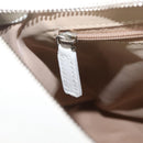 Christian Dior Trotter Canvas Tote Bag Beige Silver Auth 211034V-22