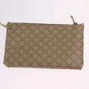 CELINE Macadam Shoulder Bag PVC Beige Gold Tone Auth 211036-22