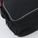 PRADA Shoulder Bag Nylon Black Silver Auth 211044A-11