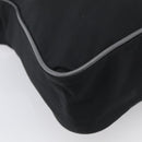 PRADA Shoulder Bag Nylon Black Silver Auth 211044A-13
