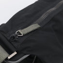 PRADA Shoulder Bag Nylon Black Silver Auth 211044A-14