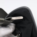 PRADA Shoulder Bag Nylon Black Silver Auth 211044A-15