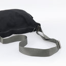 PRADA Shoulder Bag Nylon Black Silver Auth 211044A-7