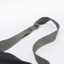 PRADA Shoulder Bag Nylon Black Silver Auth 211044A-8