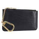 LOUIS VUITTON Epi Pochette Cles Coin Purse Black M63802 LV Auth 211047A-1
