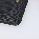 LOUIS VUITTON Epi Pochette Cles Coin Purse Black M63802 LV Auth 211047A-10