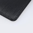 LOUIS VUITTON Epi Pochette Cles Coin Purse Black M63802 LV Auth 211047A-11
