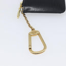 LOUIS VUITTON Epi Pochette Cles Coin Purse Black M63802 LV Auth 211047A-12