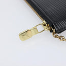 LOUIS VUITTON Epi Pochette Cles Coin Purse Black M63802 LV Auth 211047A-13