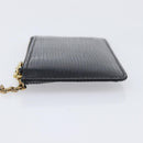 LOUIS VUITTON Epi Pochette Cles Coin Purse Black M63802 LV Auth 211047A-5