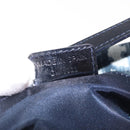 Christian Dior Trotter Canvas Hand Bag PVC Navy Gold Tone Auth 211053V-24