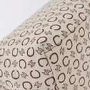CELINE C Macadam Shoulder Bag Canvas Brown Gold Tone Auth 211054V-15