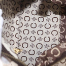 CELINE C Macadam Shoulder Bag Canvas Brown Gold Tone Auth 211054V-19