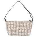 CELINE C Macadam Shoulder Bag Canvas Brown Gold Tone Auth 211054V-3